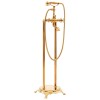 Robinet de cadă independent, auriu, 99,5 cm, oțel inoxidabil