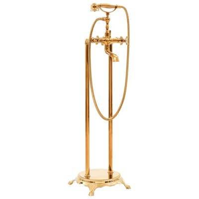 vidaXL Robinet de cadă independent, auriu, 99,5 cm, oțel inoxidabil foto