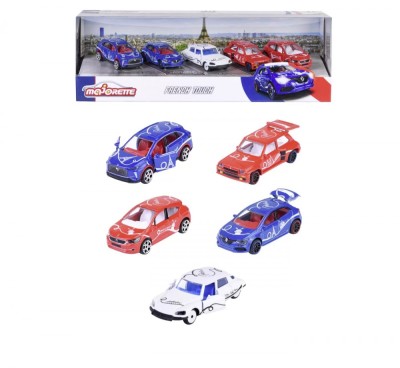 MAJORETTE FRENCH TOUCH SET 5 MASINUTE METALICE SCARA 1:64 foto