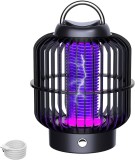 Lampa anti-tantari, unda UV pentru a atrage tantarii, soc electric puternic, 360 grade, 1200mAh, incarcare USB