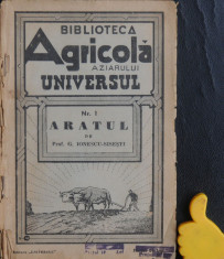 Aratul G Ionescu-Sisesti Biblioteca Agricola foto