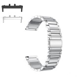 Curea din metal compatibila cu Samsung Fit3, Telescoape QR, Argintiu
