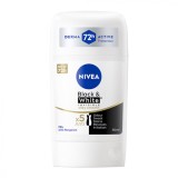 Deodorant stick pentru femei Black &amp; White Silky Smooth, 50ml, Nivea