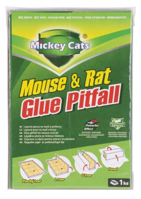 Mickey Cats carton, 19x13 cm, lipit pe șoareci și șobolani, Poison-Free foto