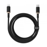 Cablu Date si Incarcare USB-C - Lightning Baseus Dura, 20W, 2m, Auriu Negru P10377800U01-02
