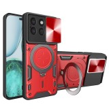 Husa Honor X8c Techsuit CamGuard Pro, rosu