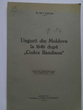 Gh.I. Năstase, Ungurii din Moldova la 1646, după &quot;Codex Bandinus&quot;, Chișinău 1935