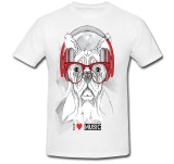 Cumpara ieftin Tricou &quot; Buldog cu casti &quot;