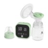 Pompa de san electrica, Lorelli Lea, 4 moduri de operare, functie masaj, 9 niveluri de aspiratie, 180 ml, Green