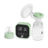 Cumpara ieftin Pompa de san electrica, Lorelli Lea, 4 moduri de operare, functie masaj, 9 niveluri de aspiratie, 180 ml, Green