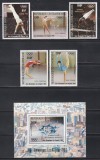 Centrafricana 1984 - Jocurile Olimpice - Los Angeles - Gimnastică, Serie + Colita, MNH