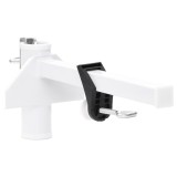 Cumpara ieftin Clemă de umbrelă pentru balcon, alb, 38 mm, oțel