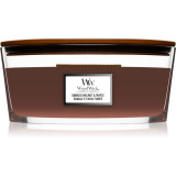 Woodwick Smoked Walnut &amp; Maple lum&acirc;nare parfumată cu fitil din lemn (hearthwick) 453,6 g