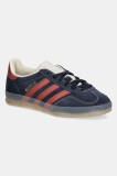 adidas Originals sneakers din piele &icirc;ntoarsă Gazelle Indoor culoarea bleumarin, JH5404