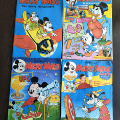 Lot 11 reviste Mickey Mouse (Micky Maus) + 1 Donald Duck in limba germana