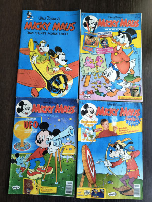 Lot 11 reviste Mickey Mouse (Micky Maus) + 1 Donald Duck in limba germana foto