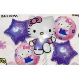 Set 5 baloane folie Hello Kitty