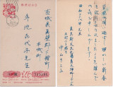 Japan 1928 Postal History Old postal card D.117
