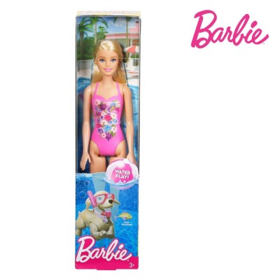 Set Păpuși, Mattel, Barbie și Ken, Costume de Baie Multicolor, &amp;Icirc;nălțime 32 cm foto