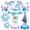 Set arcada cu baloane Elsa si Olaf - Happy Birthday, KidMania&reg;, 21 bucati