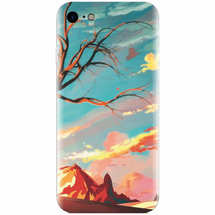 Husa silicon pentru Apple Iphone 6 / 6S, Artistic Landscape