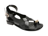 Sandale GRYXX negre, 532259, din piele naturala lacuita