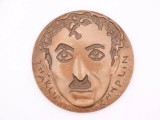 Medalie moneda Charlie Chaplin Monnaie de Paris 1978 bronz