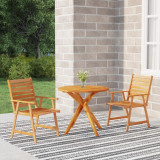 Set mobilier gradina, 3 piese, lemn masiv de acacia GartenMobel Dekor, vidaXL