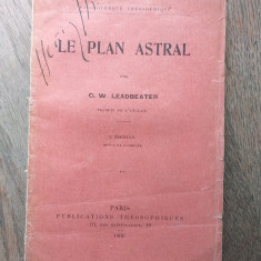 Charles W. Leadbeater - Le plan astral, 1906