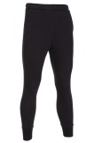 Pantaloni Sport Bumbac Barbati Joma Jungle Negri cu Buzunare, Banda Elastica si Snur