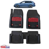 Covorase Auto TeamCar&reg; Tip Tavita Compatibile Volkswagen Golf 8 Variant (2020&ndash;2025) Negru Intens, Cauciuc