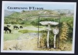 Ciuperci - Comore 1999 - Coliță Poștală Macrolepiota procera Champignons d'Europe CP1_II