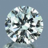 DIAMANT NATURAL ALB-certificat autenticitate-0,15ct.-3,46mm diametru - I - VVS1, Briliant