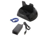 Staţie de Andocare USB 3.0 Neagră