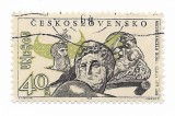 Cehoslovacia - Aniversari culturale UNESCO, 1964, 40 H, obliterat