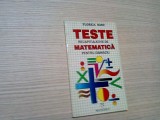 TESTE RECAPITULATIVE DE MATEMATICA pentru Gimnaziu - Florica Banu -1996, 109 p., Alta editura