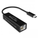 Cablu adaptor USB Type Type C tata - RJ45 mama retea Gigabit Choetech R01