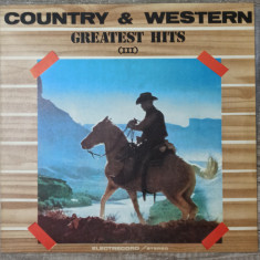 Country & Western greatest hits, vol. III// disc vinil