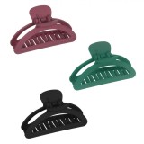 Set Clame Păr Femei, Semilună, Plastic, Multicolor, 9cm, 3 Bucăți, Oem