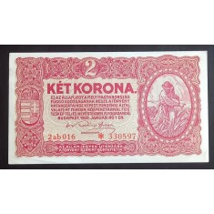 Ungaria, 2 Coroane 1920.