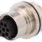 Conector Circular Soclu Mamă 8 PIN 10A Alamă