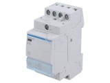 Contactor 4-polar 25A 24VAC pentru instala&Aring;&pound;ii electrice HAGER
