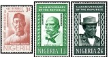 Nigeria 1964 - Aniversarea Republicii, personalități, serie neuzata