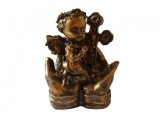 Cumpara ieftin Statueta Decorativa Ingeras Maro Rasina 15 cm, Vintage, Decoratiune Casa Eleganta, Cadou Deosebit