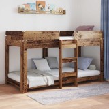Cumpara ieftin Pat Etajat pentru Copii Lemn vechi 90 x 190 cm Lemn prelucrat