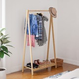 Suport haine Ledoje 1 lemn pin natur 148 x 106 x 38 cm [en.casa] HausGarden Leisure