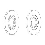 Disc frana Jurid 562537JC, parte montare : Punte spate