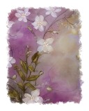 Cumpara ieftin Sticker decorativ Flori, Roz, 70 cm, 11098ST, Oem