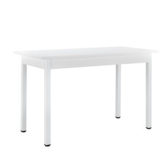 Set design Emma masa bucatarie cu 4 scaune alb [en.casa] HausGarden Leisure