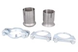 Set Conector Teava Esapament 54mm cu Coliere Autowag - Premium Polonia, 5 Bucati